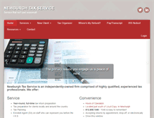 Tablet Screenshot of newburghtaxservice.com